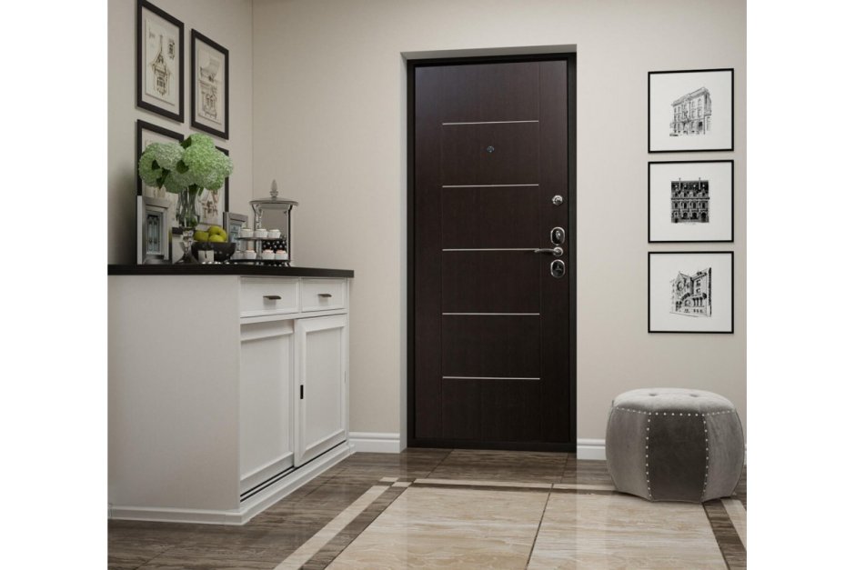 Входные двери в интерьере