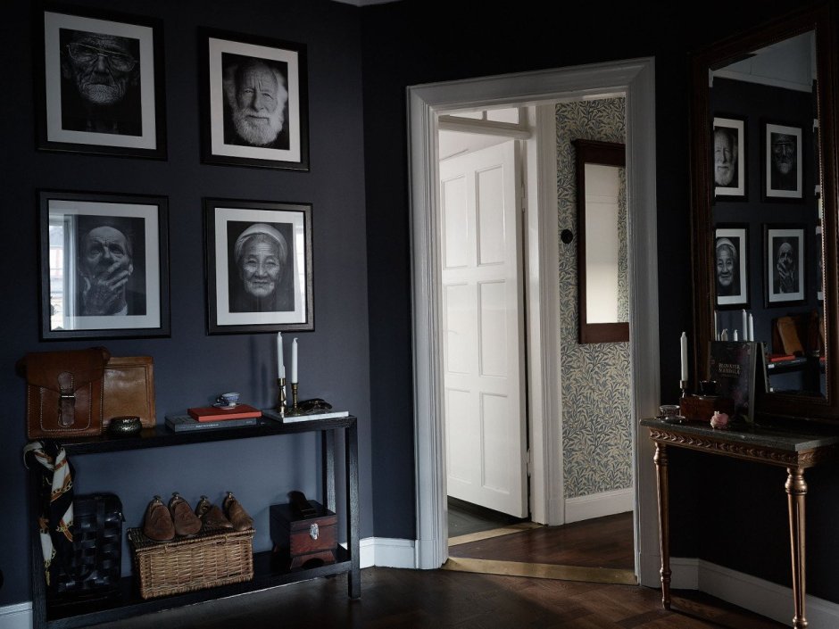 Двери венге в интерьере прихожей