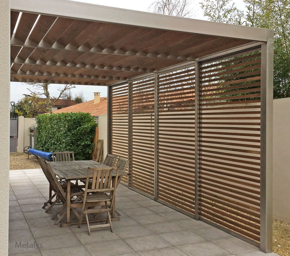 Беседка из реек