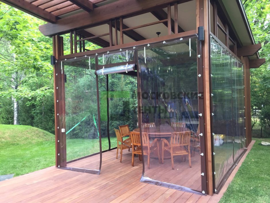 Мягкие окна для беседок