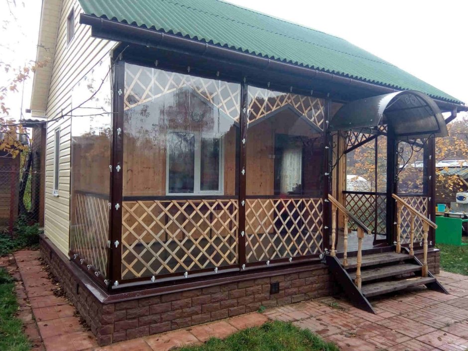 Мягкие окна для веранды