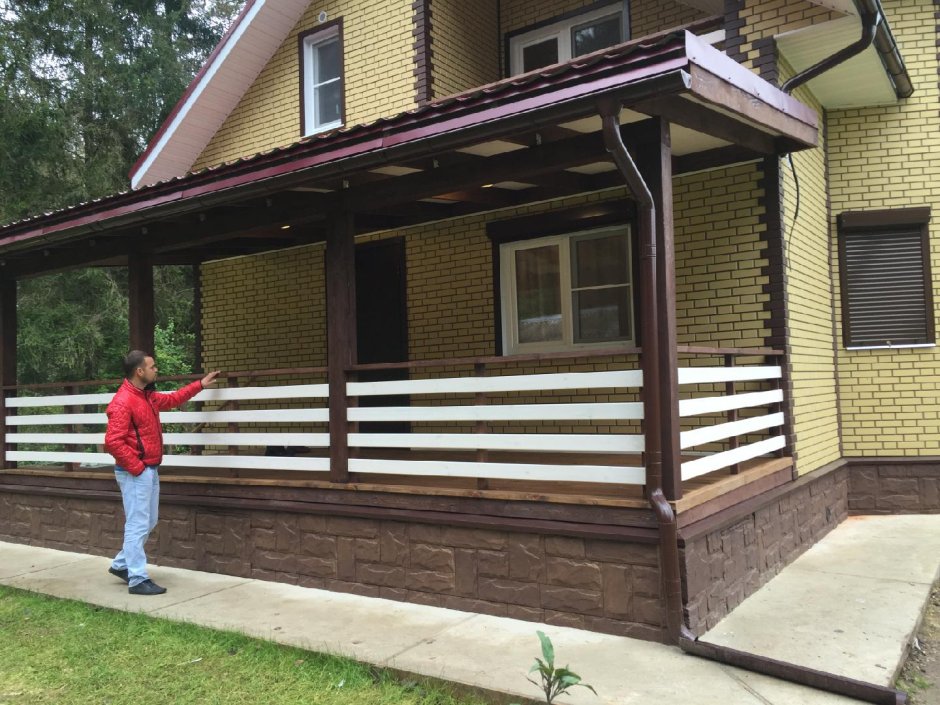 Отделка террасы