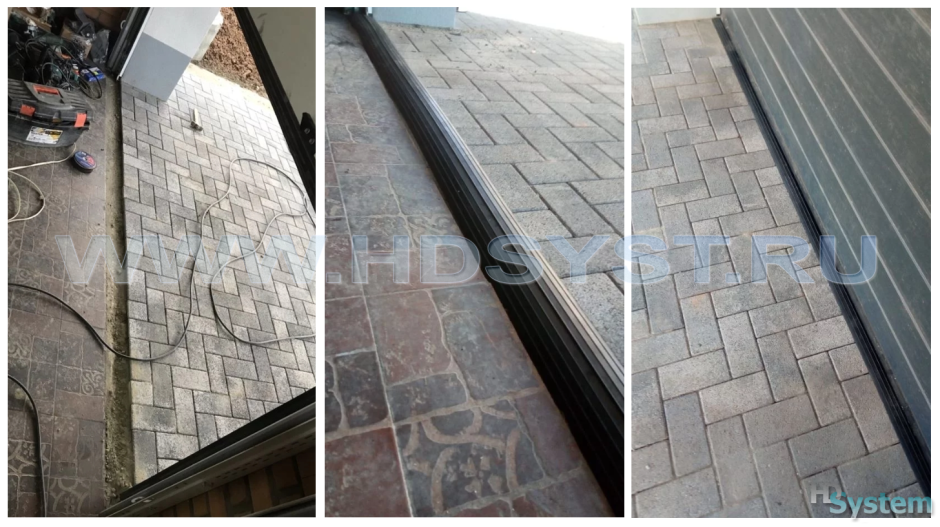 Уплотнитель низа ворот Ритерна