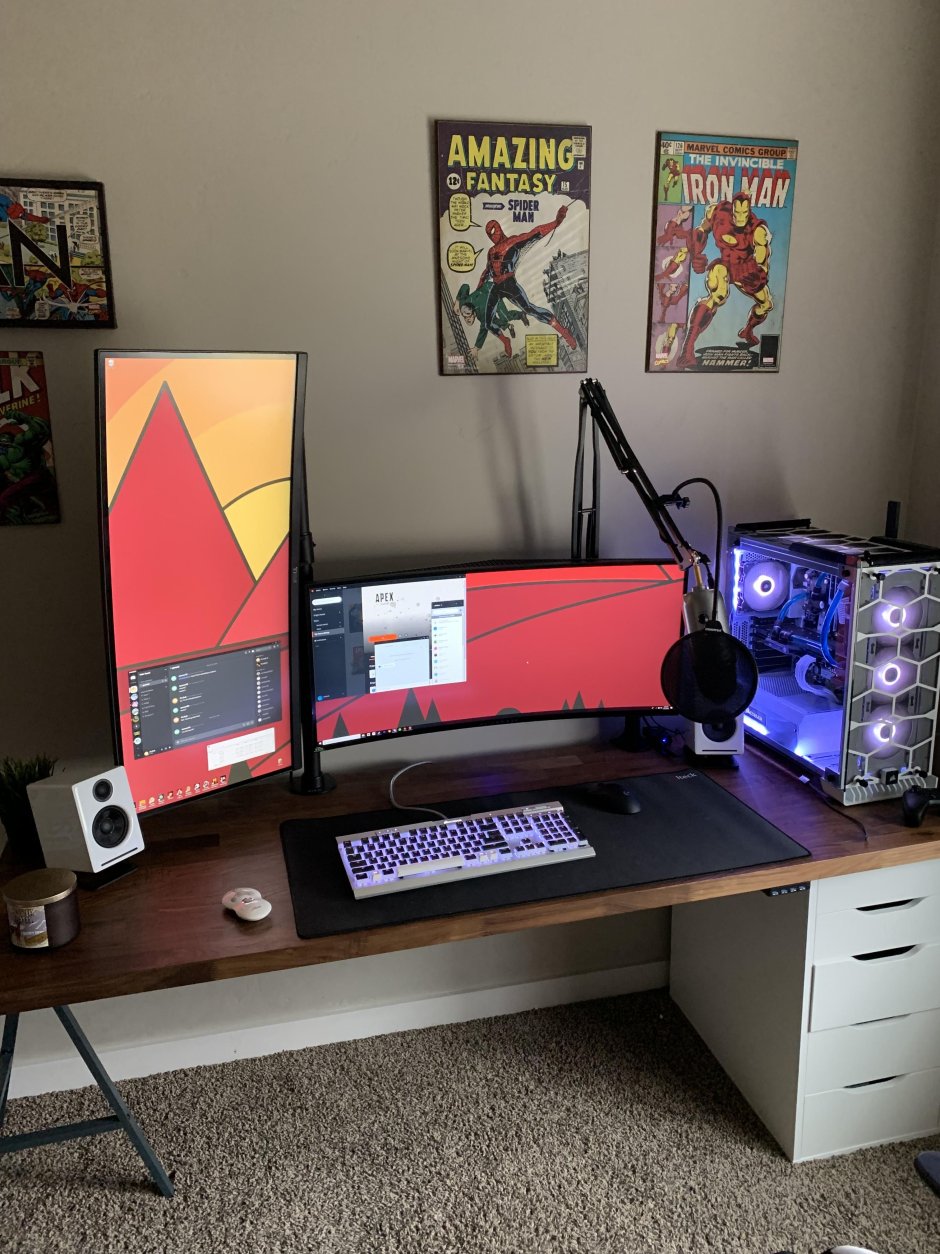 Украшения для компьютерного стола