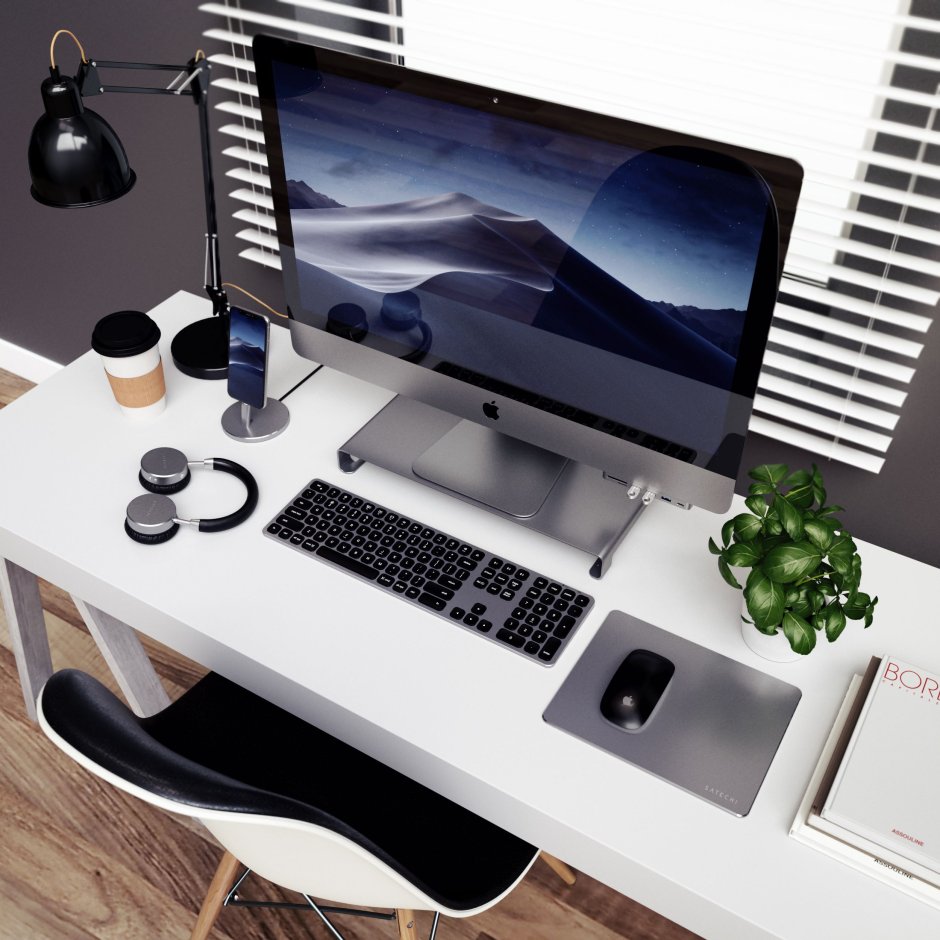 IMAC Desk Setup