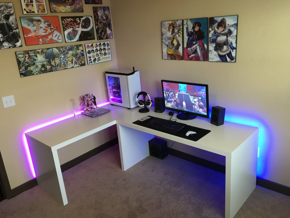 Игровой сетап геймера икеа