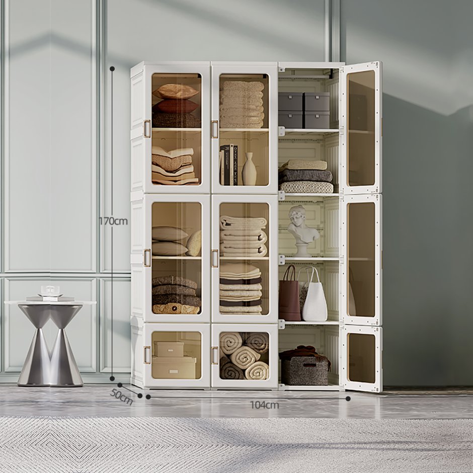 Черный складной шкаф