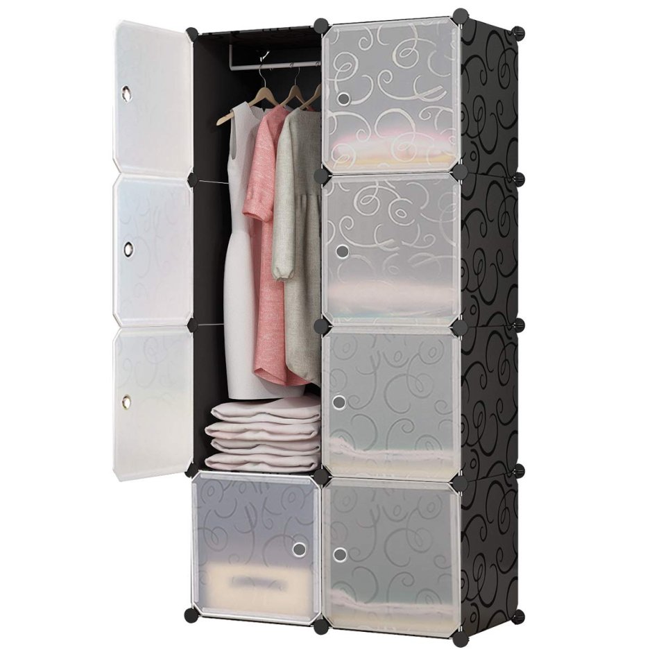 Пластмассовые шкафы для хранения одежды