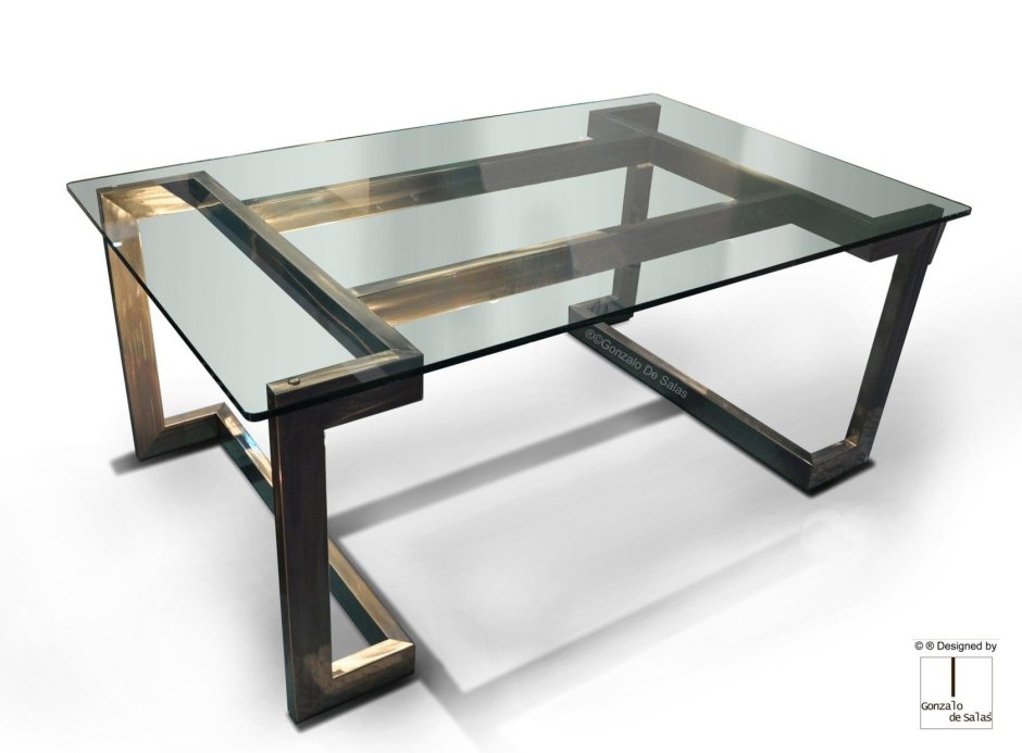 Журнальный столик из металла