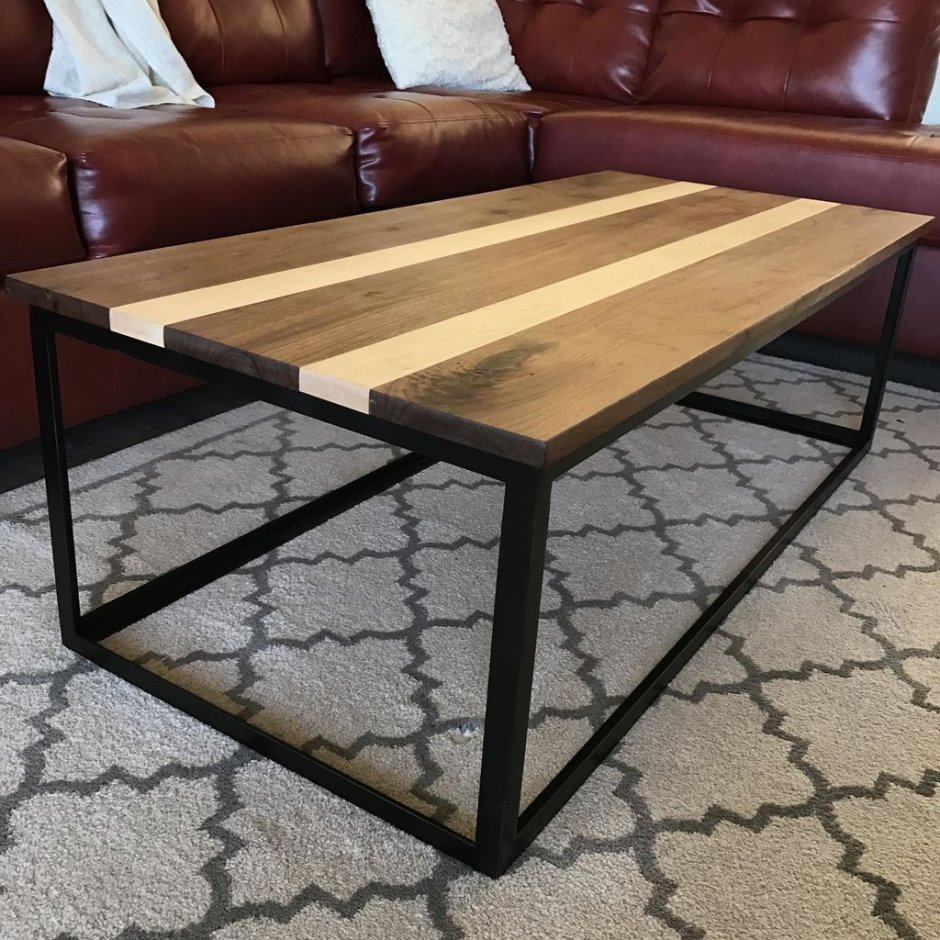 Журнальный столик из профтрубы чертеж