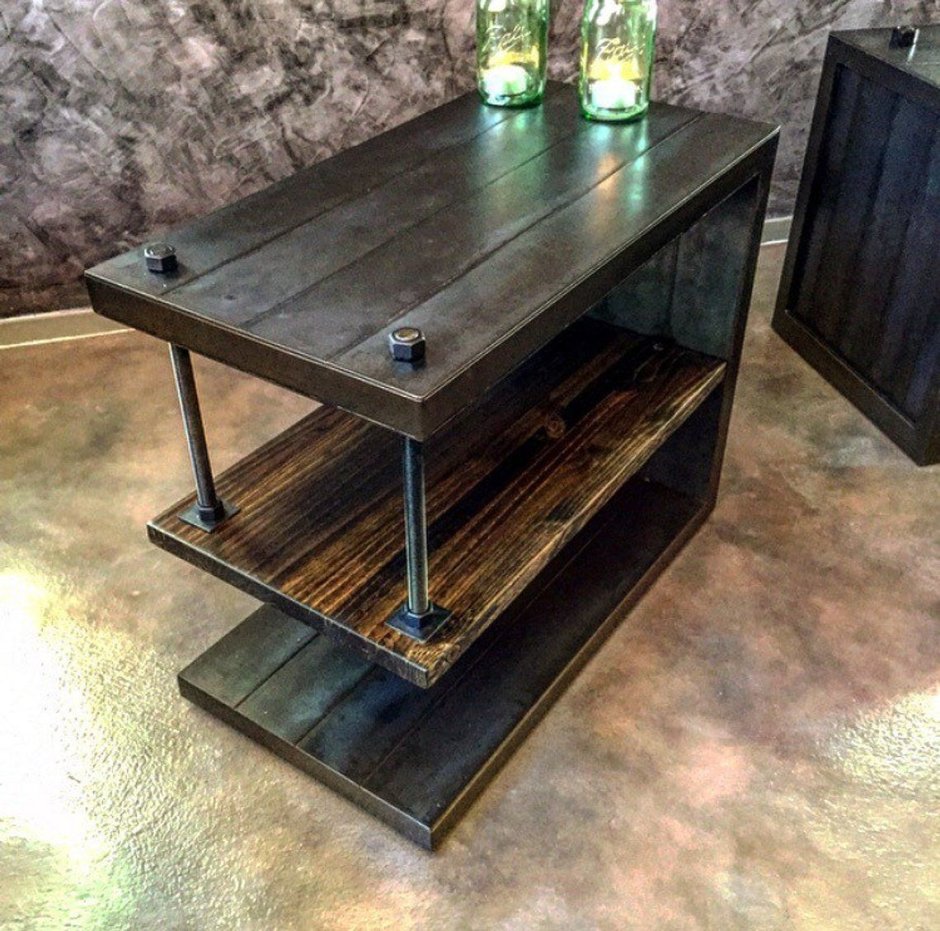 Столик из стеклопакета