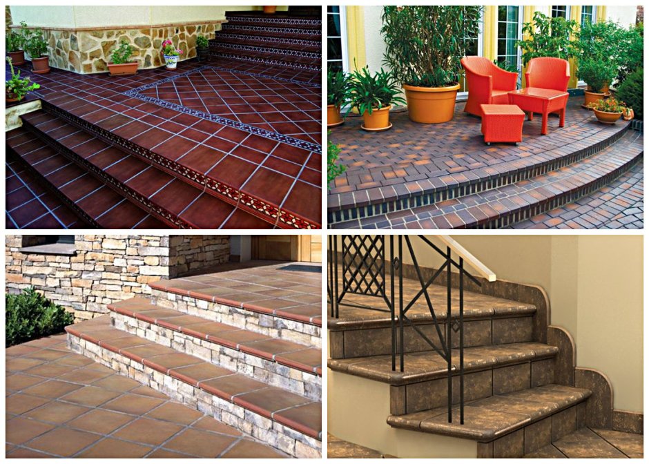 Плитка на крыльцо и ступени нескользкая