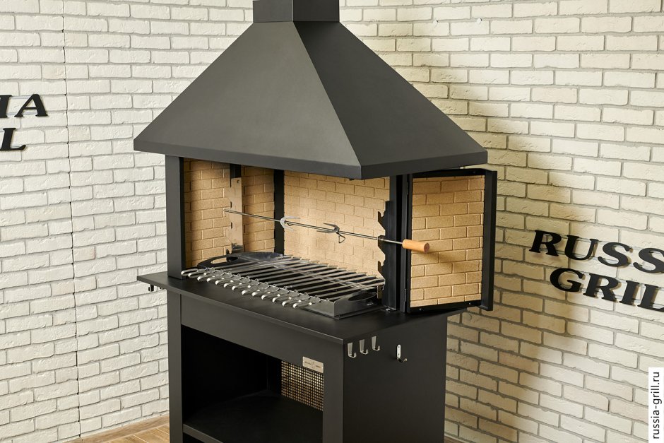 Профессиональный мангал с вытяжкой