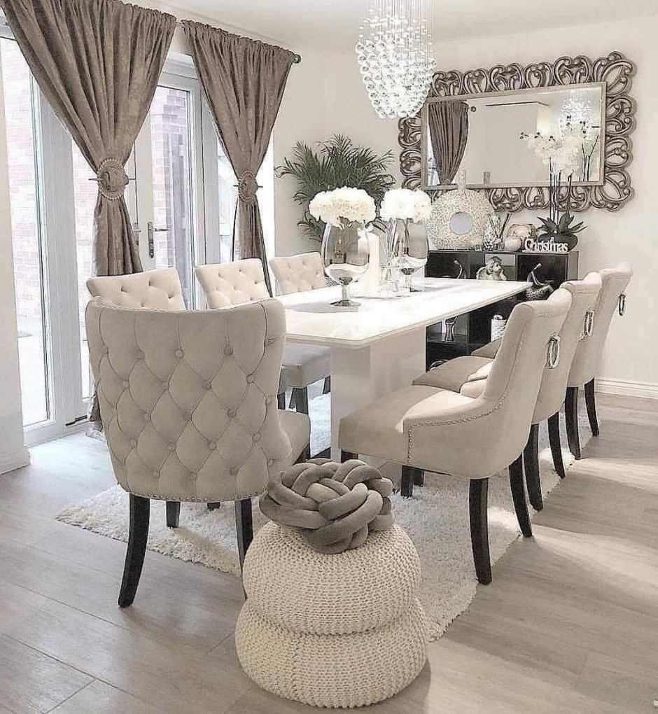 Бежево розовая кухня