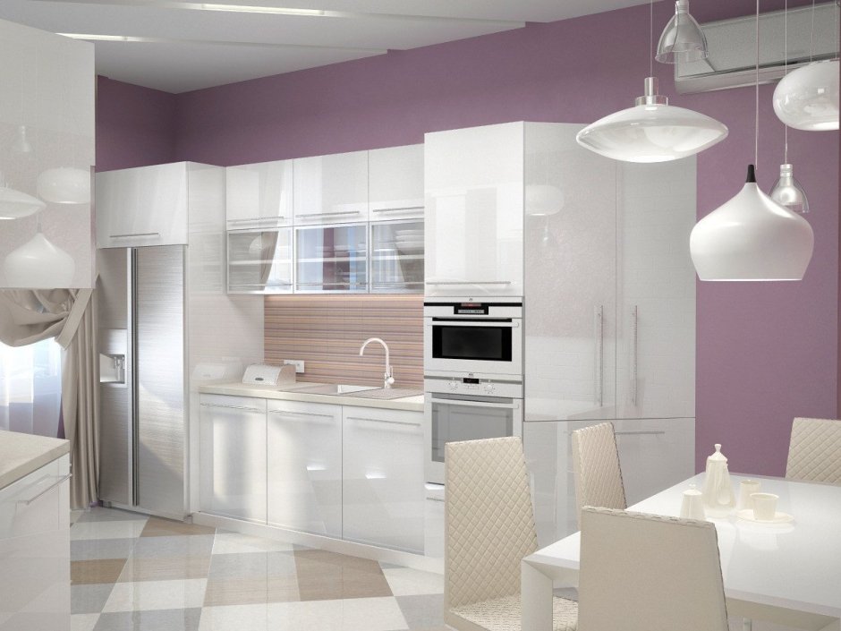 Стильные шторы на кухню