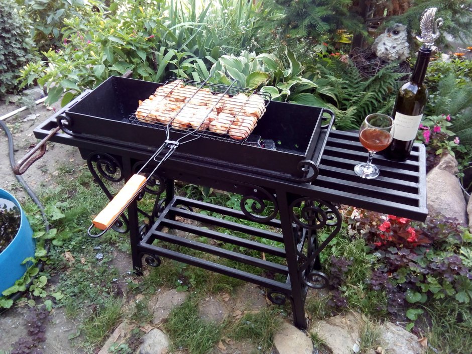 Самодельный гриль барбекю