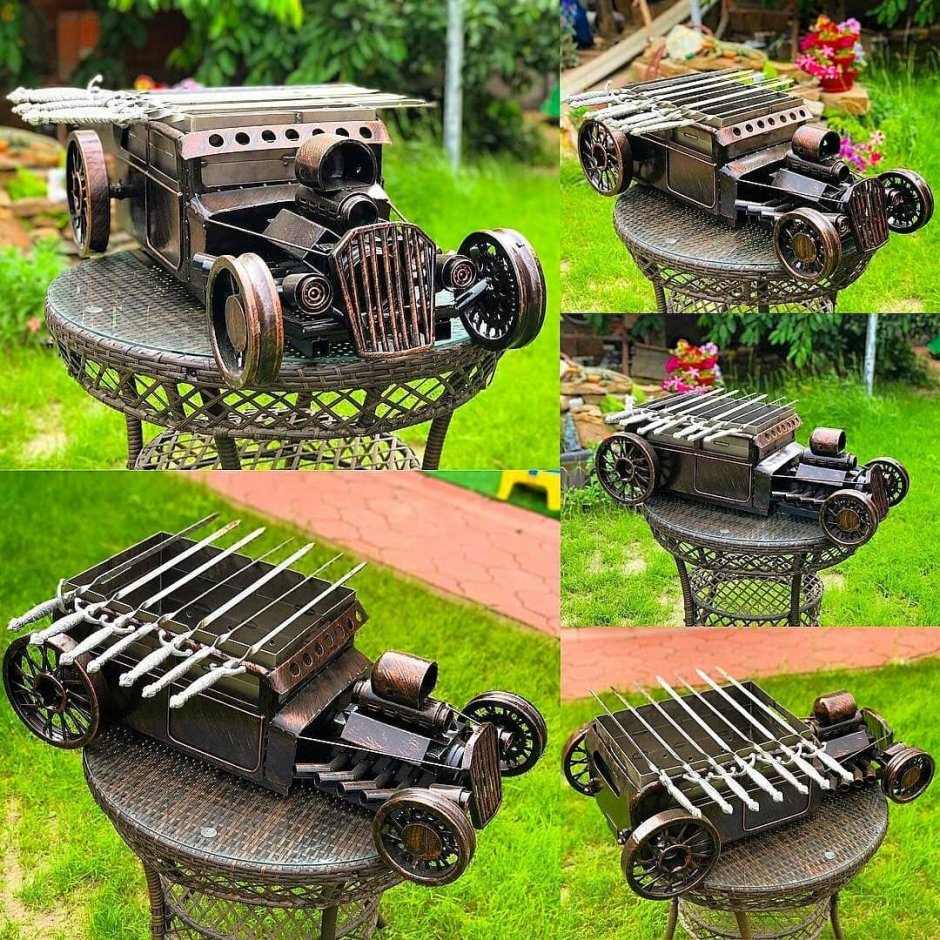 Самодельный гриль барбекю