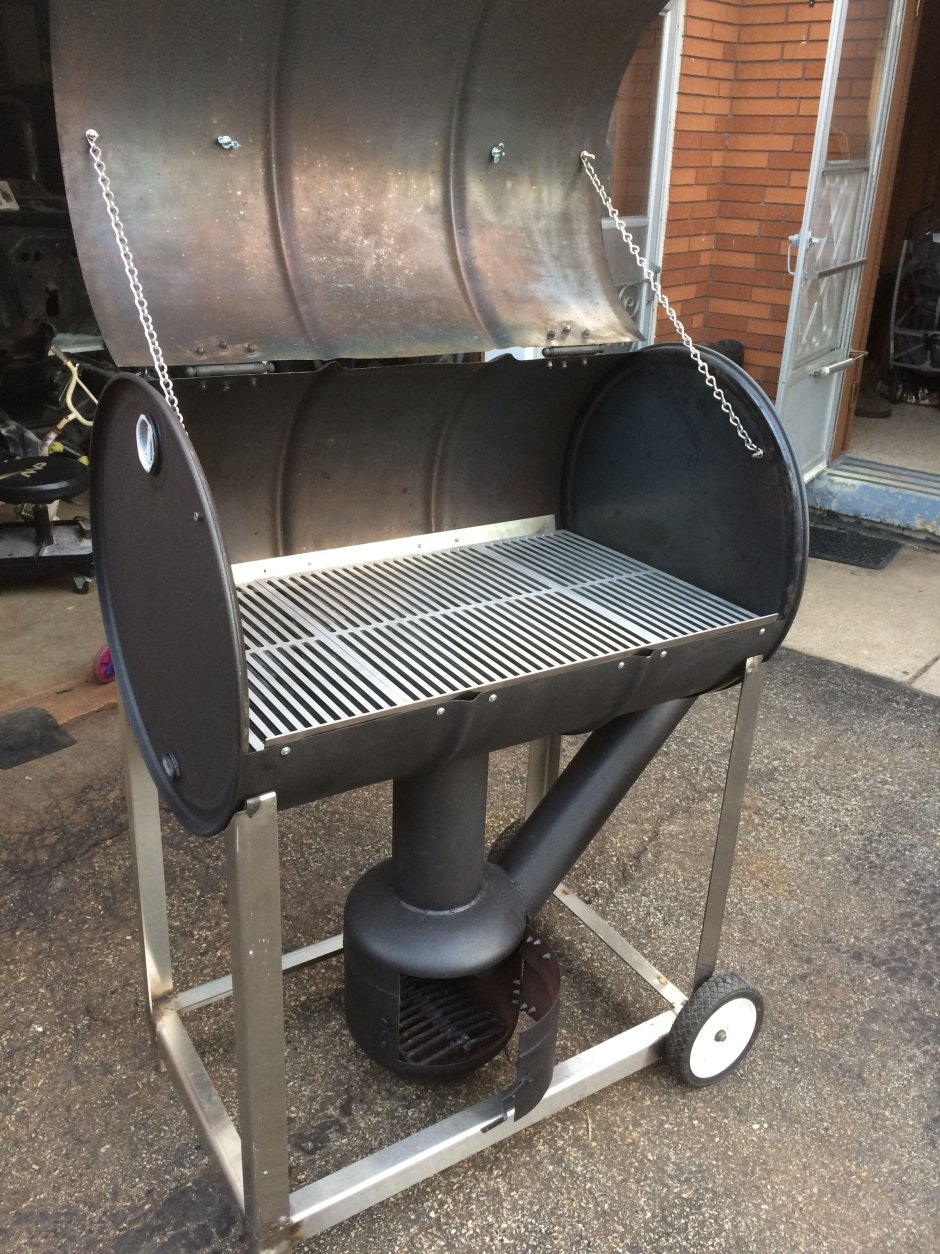 Смокер из 200 литровой бочки