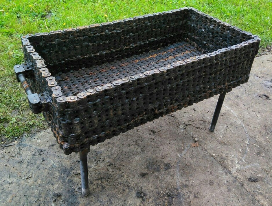 Алексей Тулкин мангал и коптильня из газового баллона