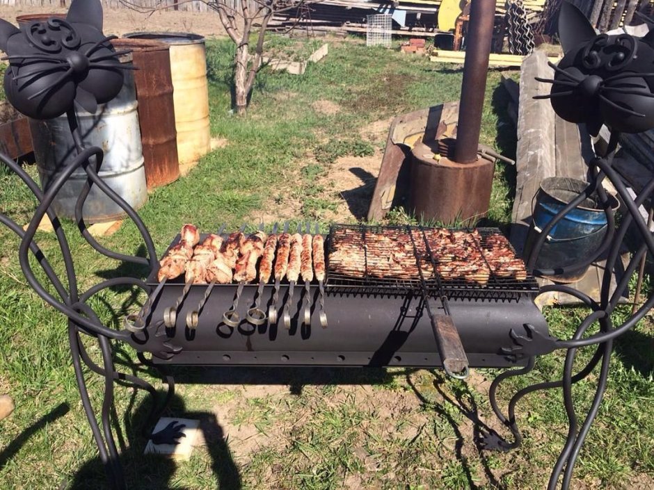 Мангал из емкость