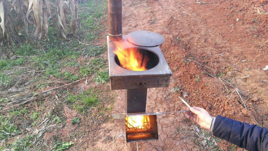 Мангал с 200 литровой бочки