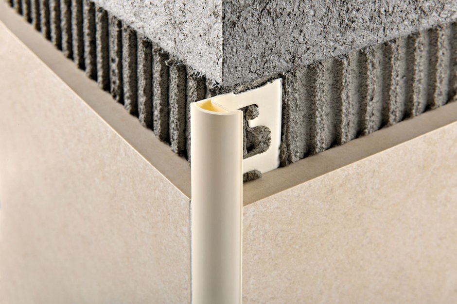 Трим для плитки наружный пластиковый