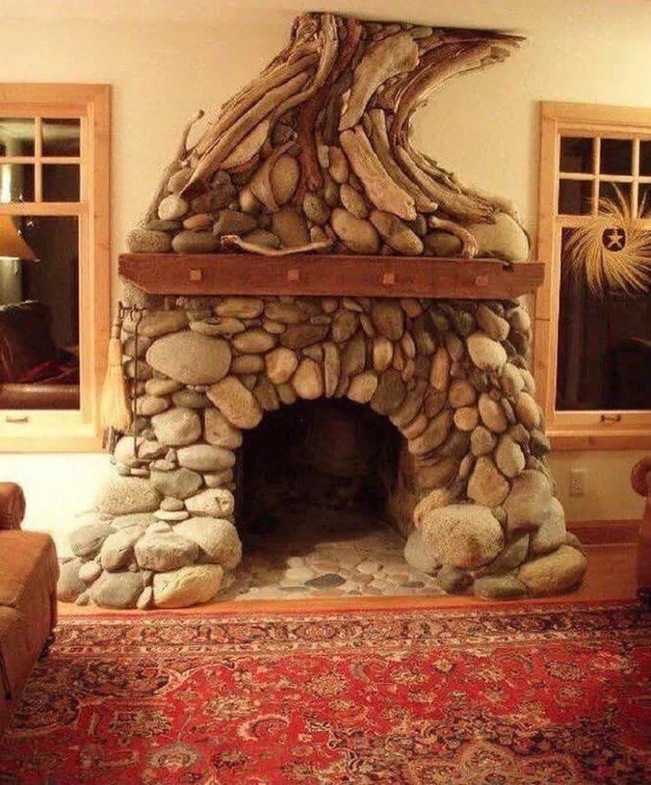 Дровяные камины в стиле лофт