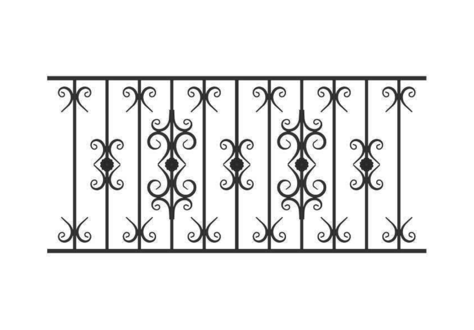 Решетка ограждения "Надзея"