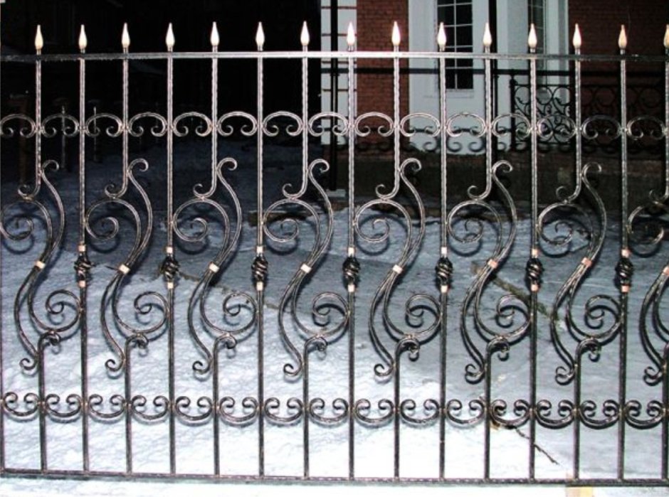 Заборы холодной ковки