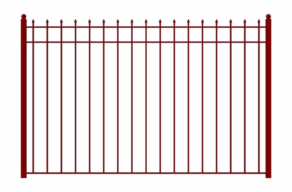 Секции ограждения металлические (3м.34шт.)
