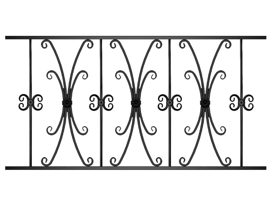 Кованые перила "ПБЛ - 36.3"