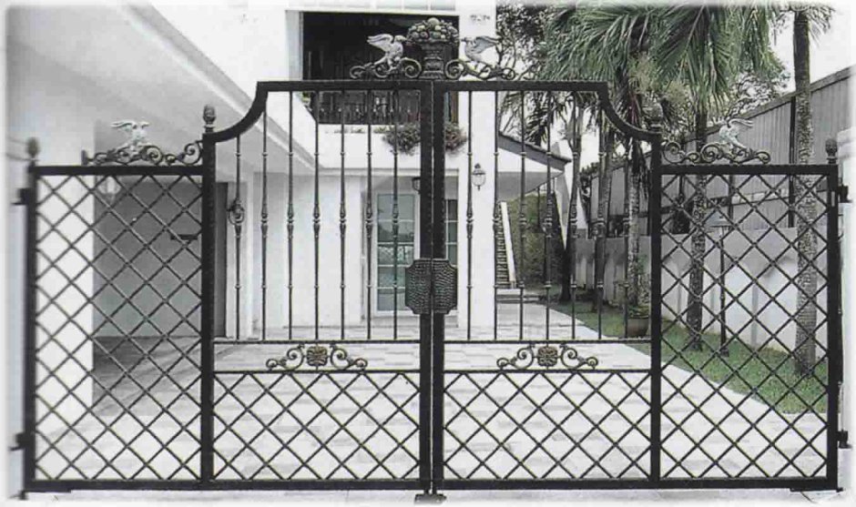 Решетка для ворота металлическая
