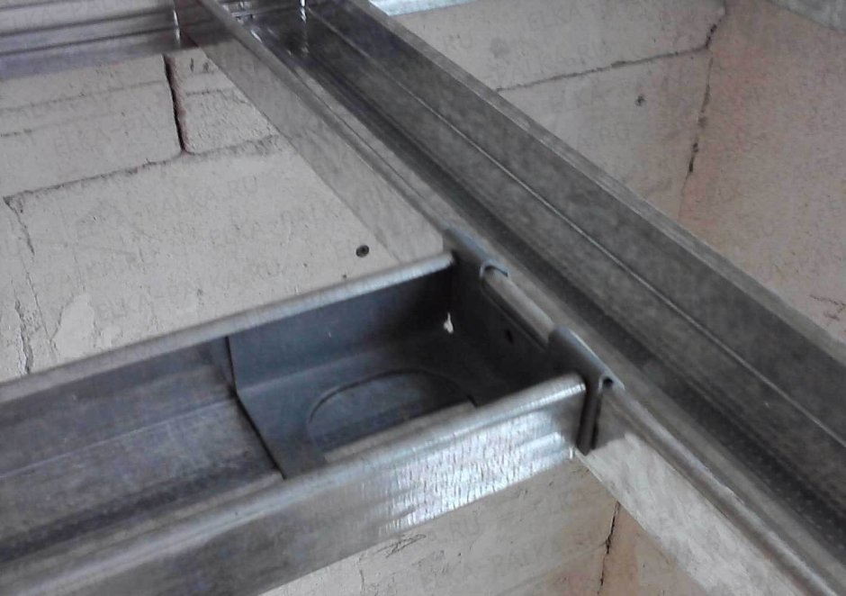 Металлокаркас для обшивки стены гипсокартоном