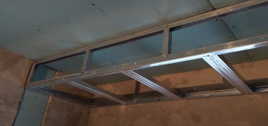 ГКЛ каркас дверной проем