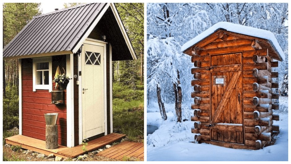 Туалет дачный