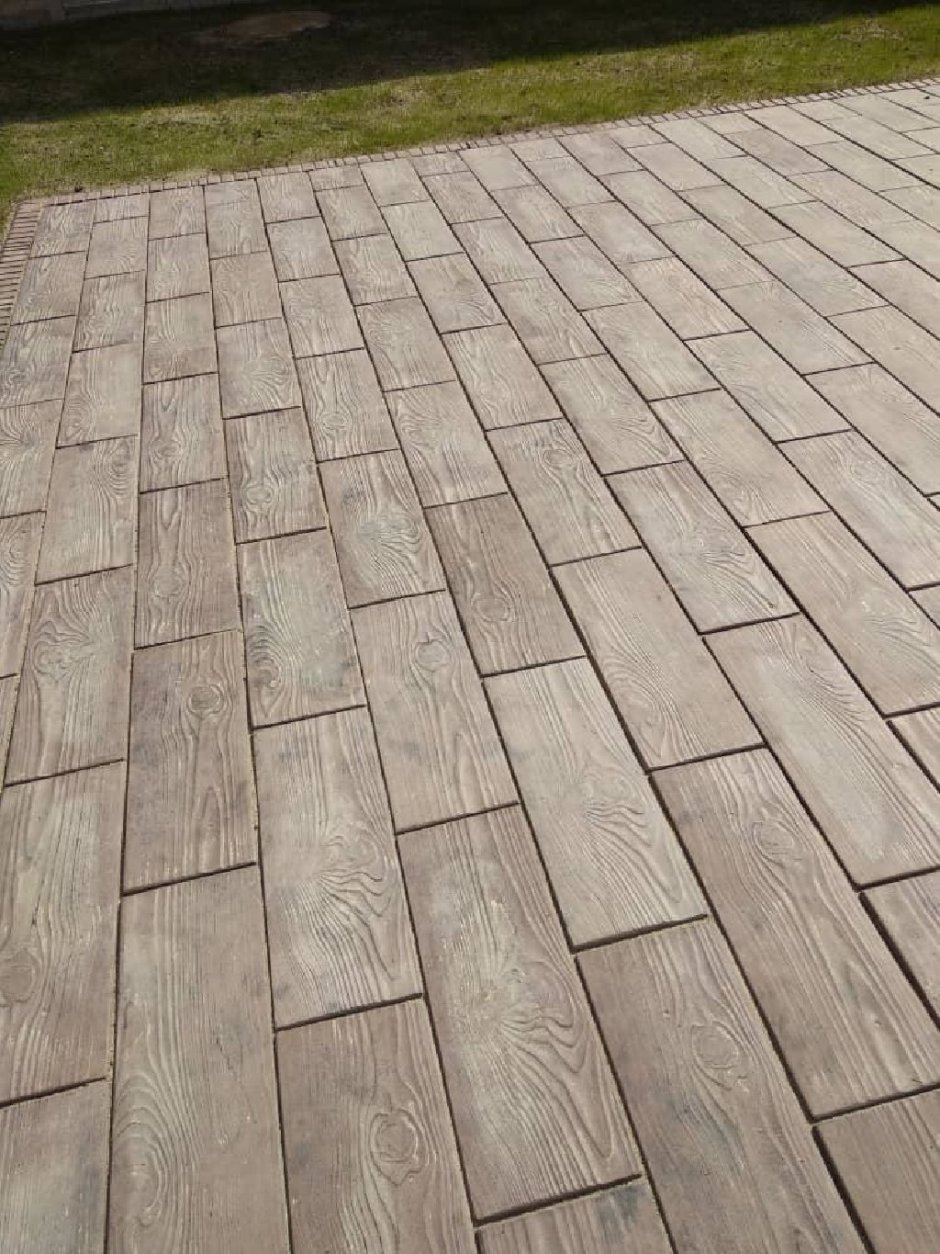 Тротуарная плитка Корабельная доска