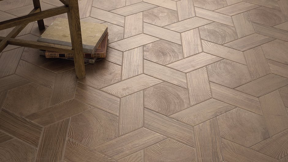 Equipe Hexawood Chevron natural