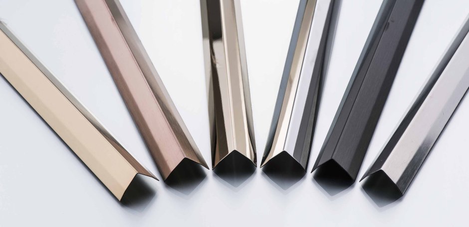 Профиль для зеркал серебро 5х5х2700 мм