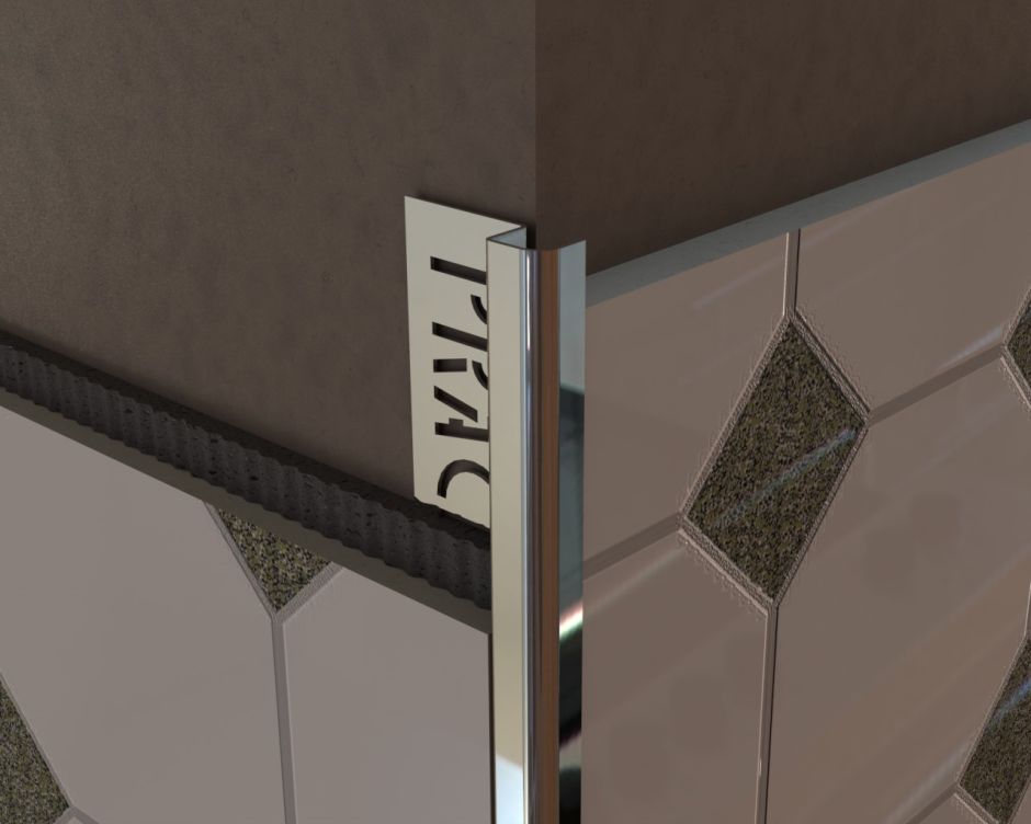 Profilpas декоративный профиль латунь, золото LDS 2,7 М