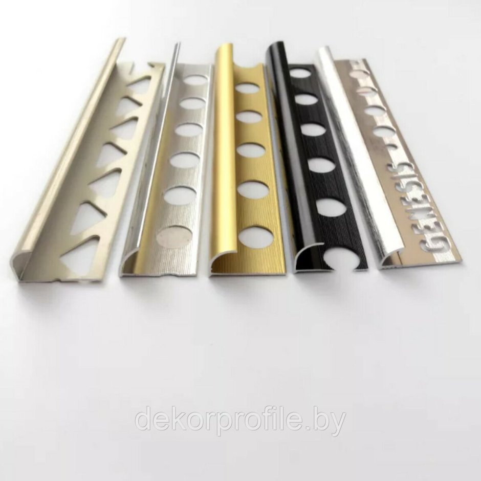 Профиль для плитки анод. Алюм. 9 Мм, 2,7 м серебро (пк01-2700-01л)