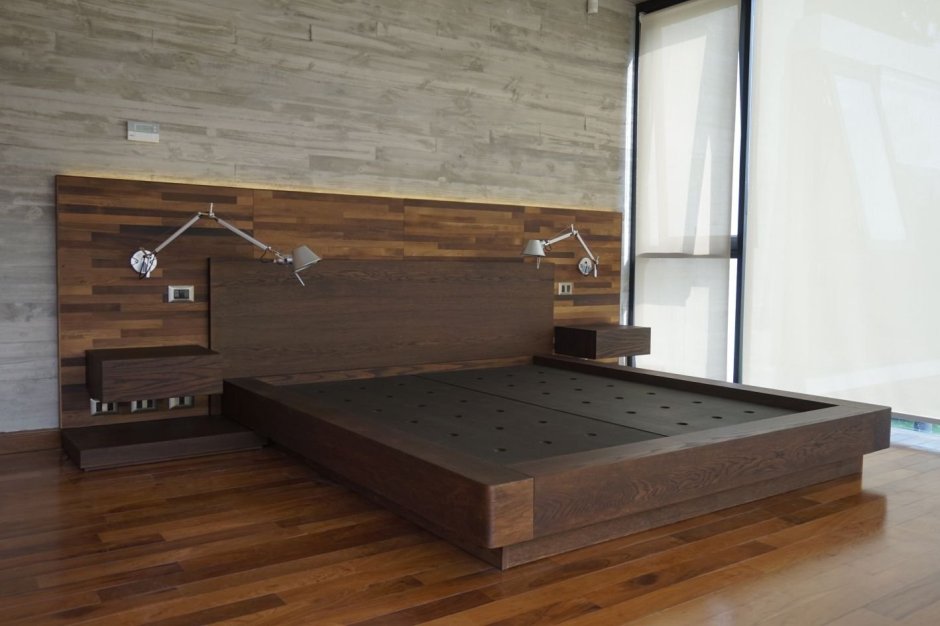 Подиумная кровать лофт