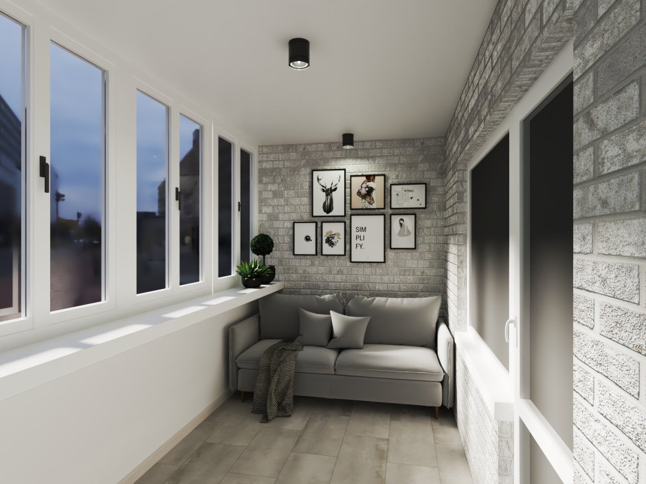 Полубалкон полулоджия