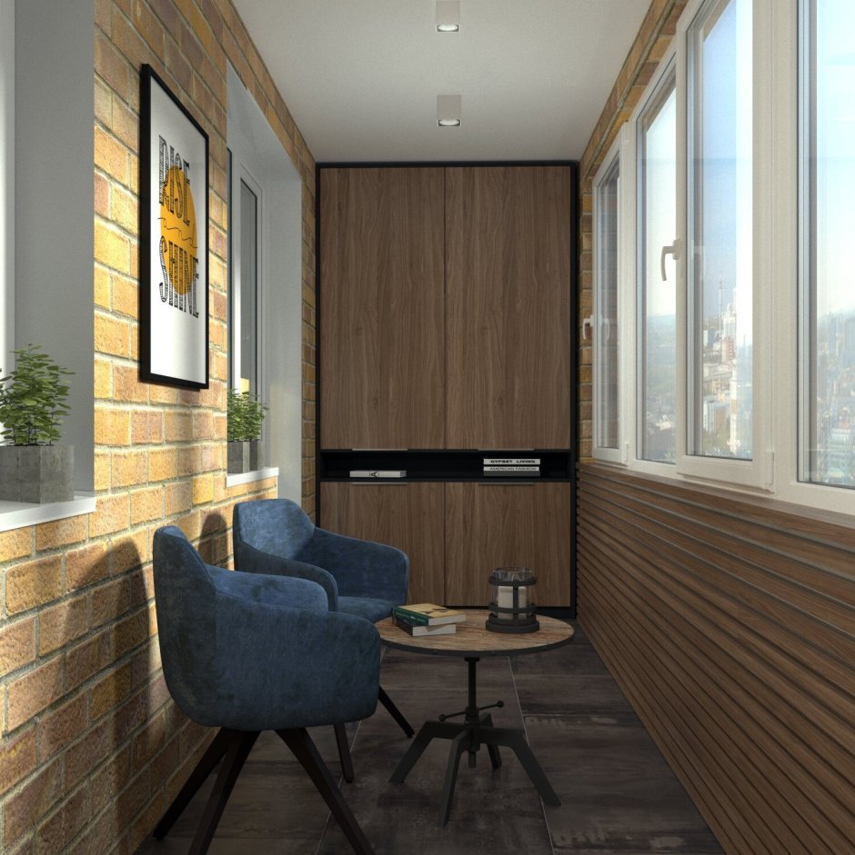 Обшивка балкона