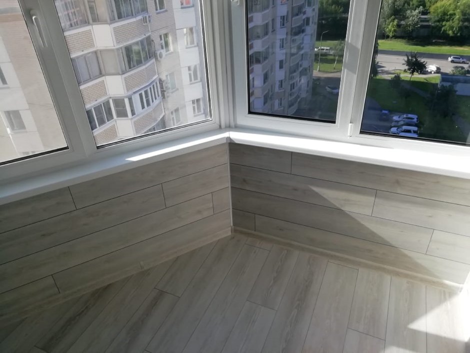 Отделка лоджии