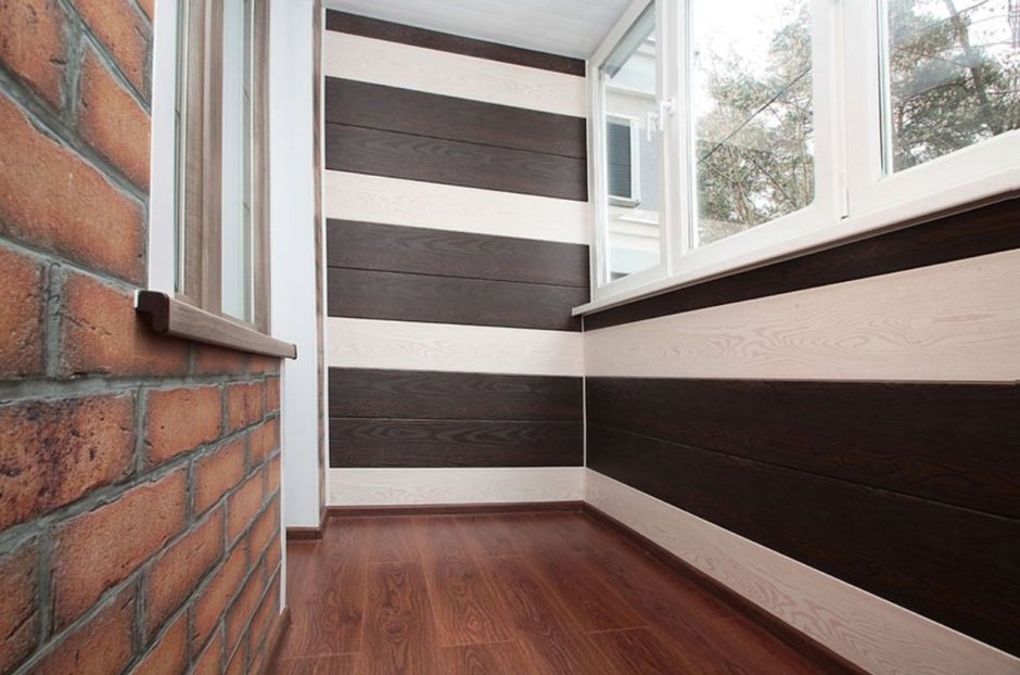 Отделка лоджии