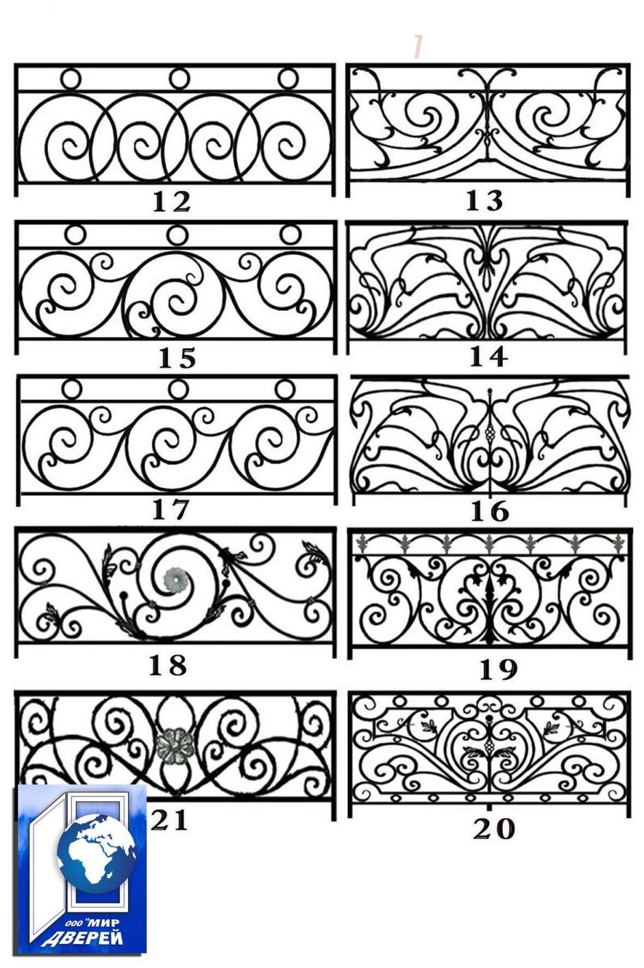 Узоры комбинация холодная ковка