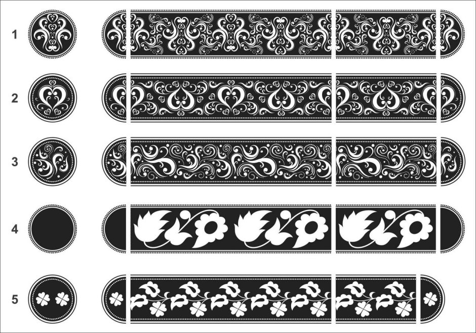 Орнаменты для гравировки по металлу
