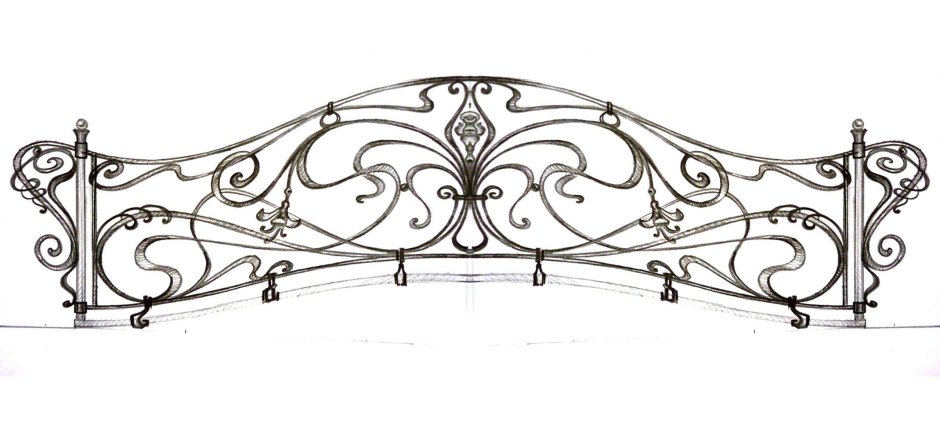 Ковка Модерн эскизы