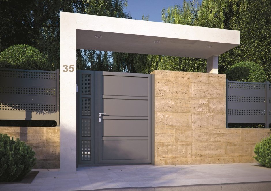 Современные ворота