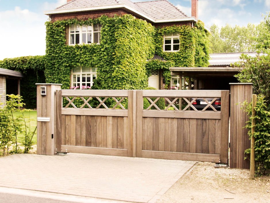 Калитка фахверк